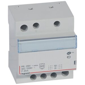 Legrand 413096 Lexic biztonsági trafó 25VA 230/24-12-2x12V