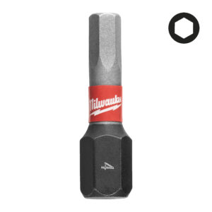 Milwaukee Shockwave bit Hex4 25mm (2db/cs) 4932430895