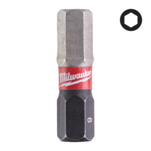 Milwaukee Shockwave bit Hex6 25mm (2db/cs) 4932430897