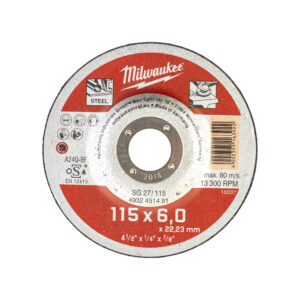 Milwaukee Csiszolókorong fémhez WSG27/ 115x6mm 4932451481