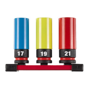 Milwaukee 1/2 Dugókulcs készlet könnyűfém felnikhez 3 részes (17mm, 19mm, 21mm)  4932451568 – Készlet erejéig!!!