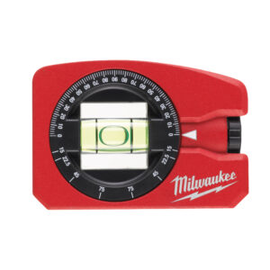 Milwaukee Zseb Vízmérték szögmérővel, mágneses, 8cm 4932459597