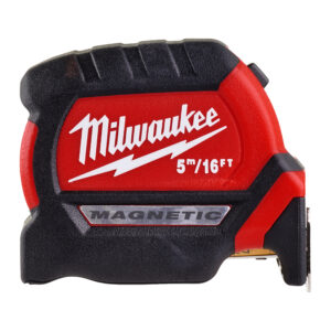 Milwaukee Prémium Mágneses Mérőszalag  5 m / 16 láb / 27 mm 4932464602 – Készlet erejéig!!!
