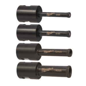 Milwaukee M14 Száraz gyémántfúró készlet (O 6, 8, 10, 14 mm)  4932471863
