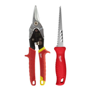 Milwaukee szerszám készlet 2db-os (olló+fűrész) 4932479784