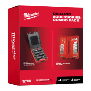 Milwaukee SZETT 4932471112 többfunkciós fúrószár klt.+4932471863 M14 száraz gyémántfúró 4932479958