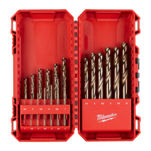 Milwaukee Red Cobalt HSS-G Co fémfúró 19 részes - karton dobozban (4932499764)