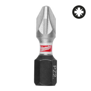 Milwaukee Shockwave bit PZ2 25mm (3db/cs) 4932500356