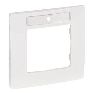 Legrand 665006 Niloé 1-es keret címketartóval, fehér