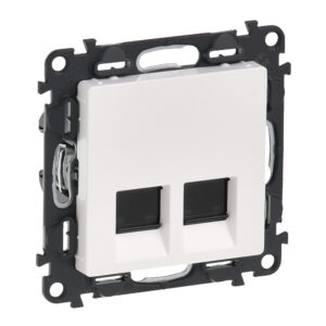Legrand 753149 Valena Life 2xRJ45 STP Cat6A aljzat, fehér