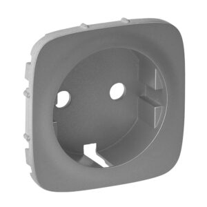 Legrand 755207 Valena Allure 2P+F csatlakozóaljzat burkolat, alumínium