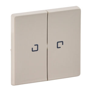 Legrand 755221 Valena Life kettős billentyű, fényjelzős, elefántcsont