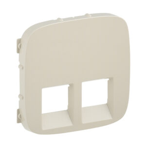 Legrand 755426 Valena Allure 2xRJ11/RJ45 csatlakozóaljzat burkolat, elefántcsont
