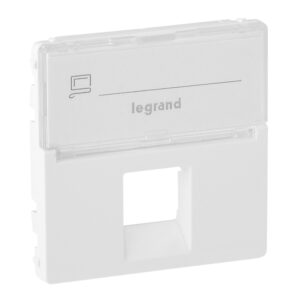 Legrand 755470 Valena Life1xRJ45 csatlakozóaljzat burkolat, címketartóval, fehér