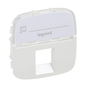 Legrand 755479 Valena Life 1xRJ45 csatlakozóaljzat burkolat, címketartóval, gyöngyház