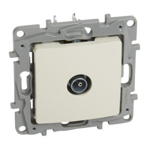 Legrand 764651 Niloé TV csillagpontos aljzat, 9,5 (apa), végzáró (1 dB), bézs