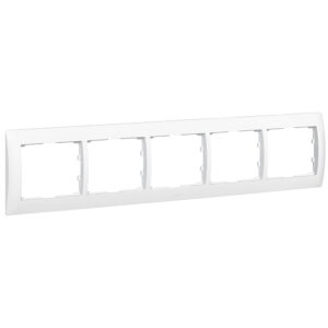 Legrand 771005 Galea Life 5-ös keret, vízszintes, fehér