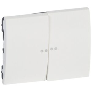 Legrand 771079 Galea Life kettős billentyű 2 fényjelzős, fehér