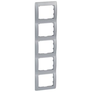 Legrand 771309 Galea Life 5-ös keret, függőleges, alumínium – Készlet erejéig!!!