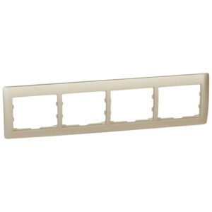 Legrand 771404 Galea Life 4-es keret, vízszintes, titánium – Készlet erejéig!!!