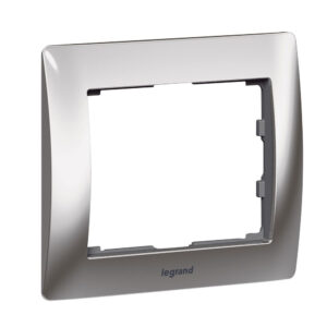 Legrand 771931 Galea Life 1-es keret, króm – Készlet erejéig!!!