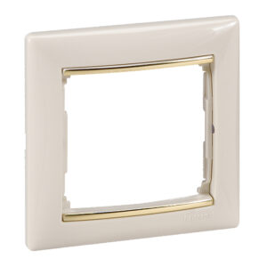 Legrand 774151 Valena 1-es keret, elefántcsont/arany