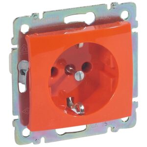 Legrand 774373 Valena 2P+F csatlakozóaljzat, narancs