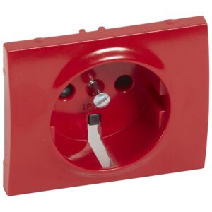 Legrand 777079 Galea Life 2P+F csatlakozóaljzat burkolat, piros – Készlet erejéig!!!