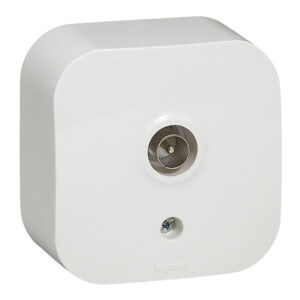 Legrand 782415 Forix TV aljzat, végzáró IP20 falon kívüli, fehér